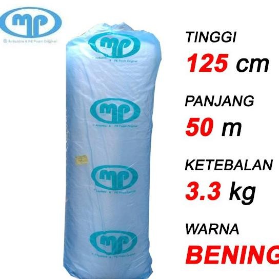 

Bubble Wrap Plastik Buble Bening Clear Hitam Bla Gmp Mp 50M X 125Cm