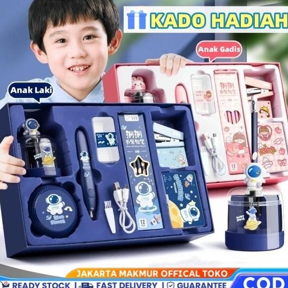 

Big Sale Cod 12 In 1 Alat Tulis Elektrik Rautan Penghapus Vacuum Pensil Anak Alat Perkakas Belajar Anak Perempuan Kado Electric Stationery Set Big Sale