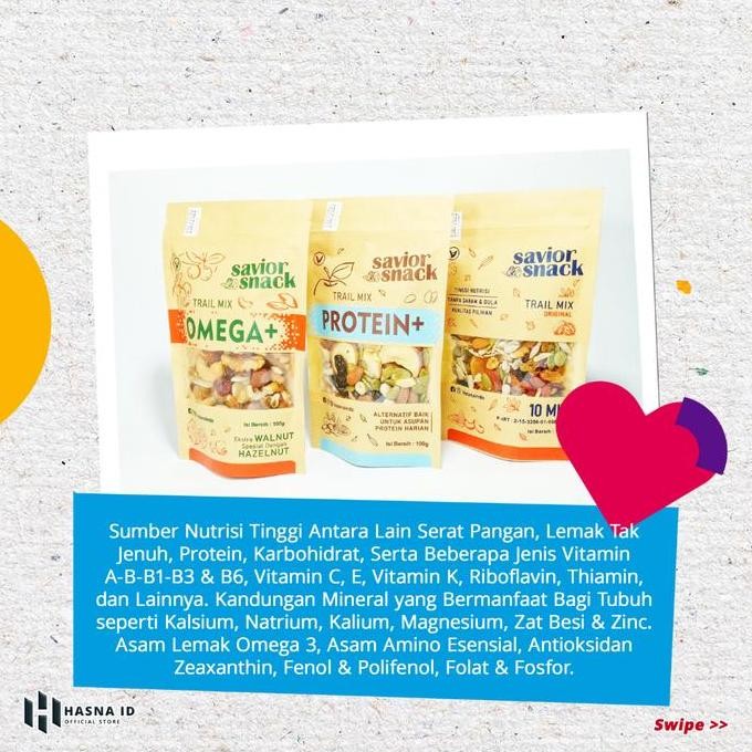 Cemilan Sehat Untuk Diet Makanan Rendah Kalori Savior Snack Trail Mix Terbaru