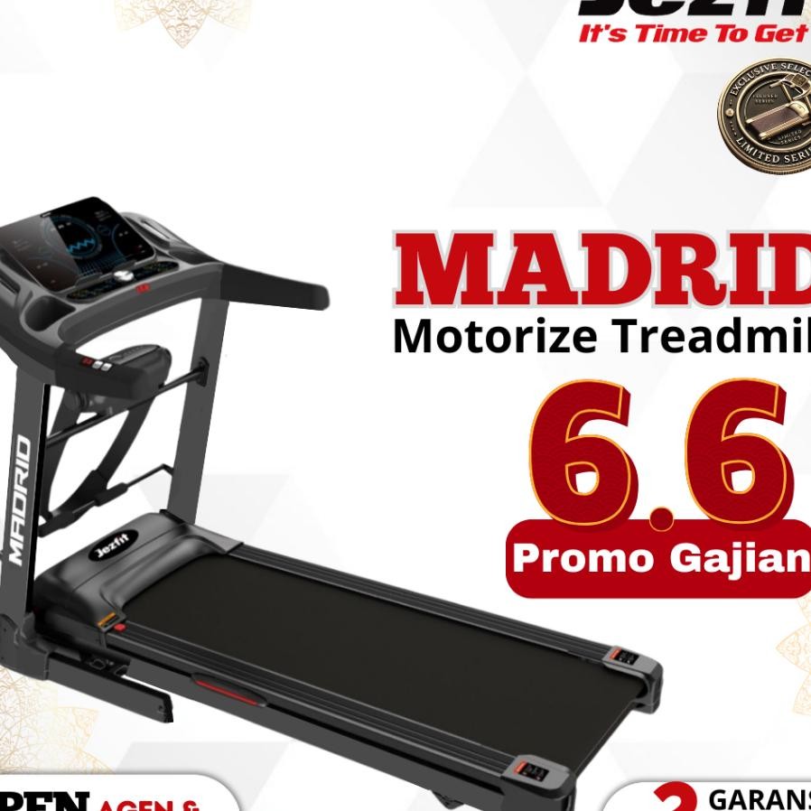 Alat Olahraga Treadmill Alat Fitness Treadmill Elektrik Jezfit Madrid Treadmill Multifungsi