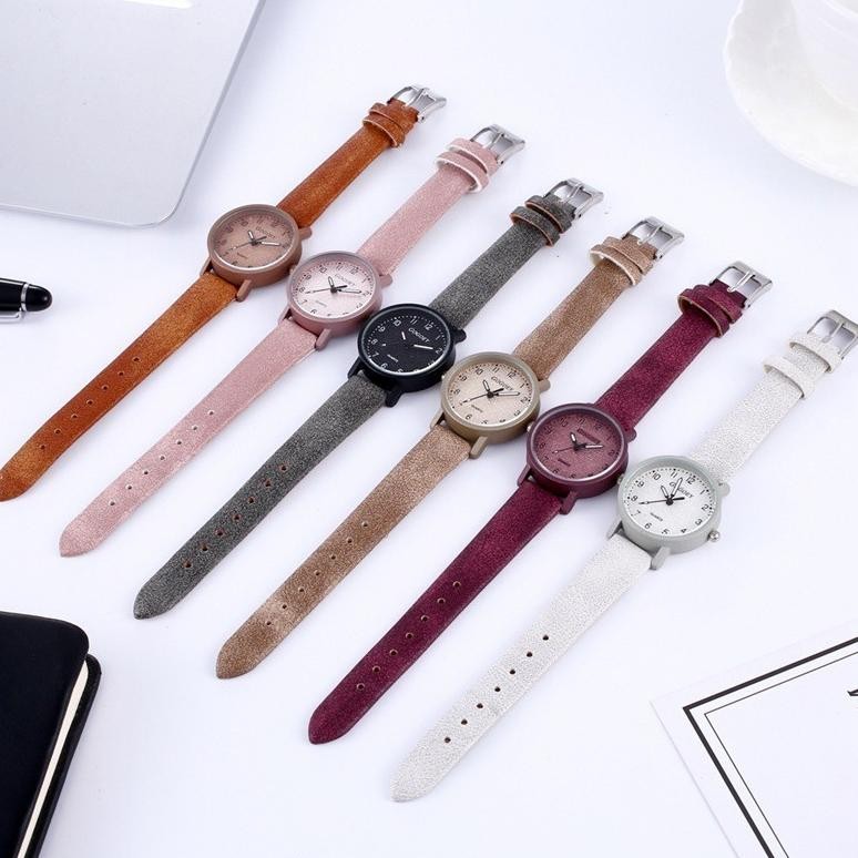 Promo Gogoey Jam Tangan Wanita Quartz Kulit Analog Jam Tangan Ori