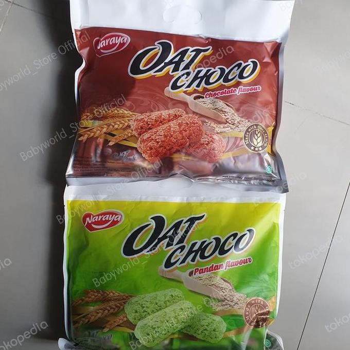 

Naraya Oat Choco Oatmeal Original/ Coklat /Pandan/Ubi Ungu Import 40Pc Best Seller