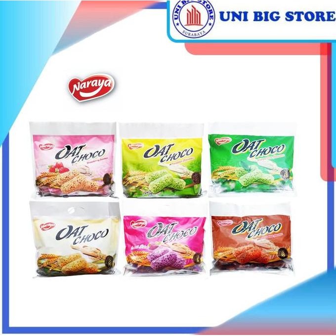 

Naraya Oat Choco 400 Gram Bag Original Pandan Coklat Green Tea Sweet Terbaru