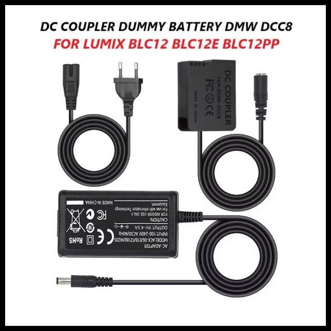 Terlaris Dummy Battery Blc12 For Lumix Gx8 Fz1000 Fz2500 Fz300 G7 G6 G5 G85 G7 Good Quality