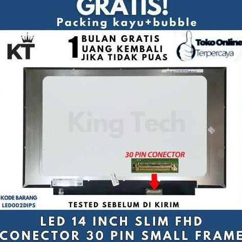 Led Laptop 14 Inch Slim 30 Pin Small Frame FHD 1920X1080