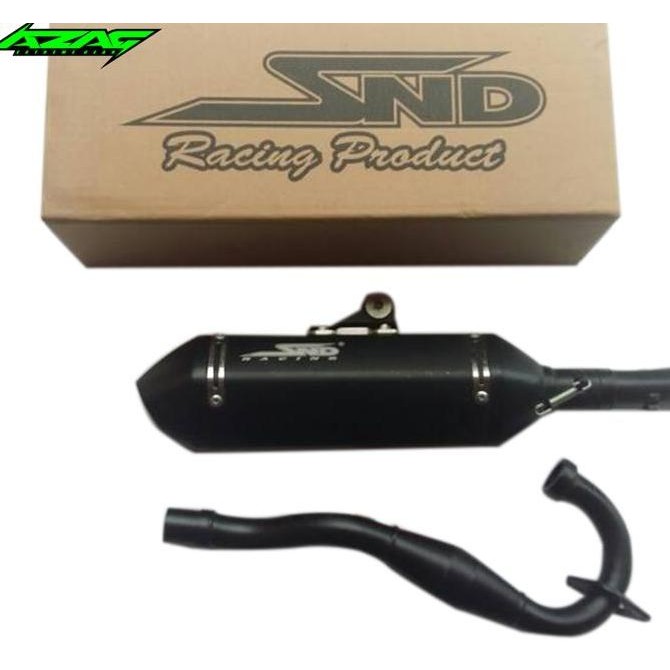 knalpot snd pentagon megaboom klx d-tracker