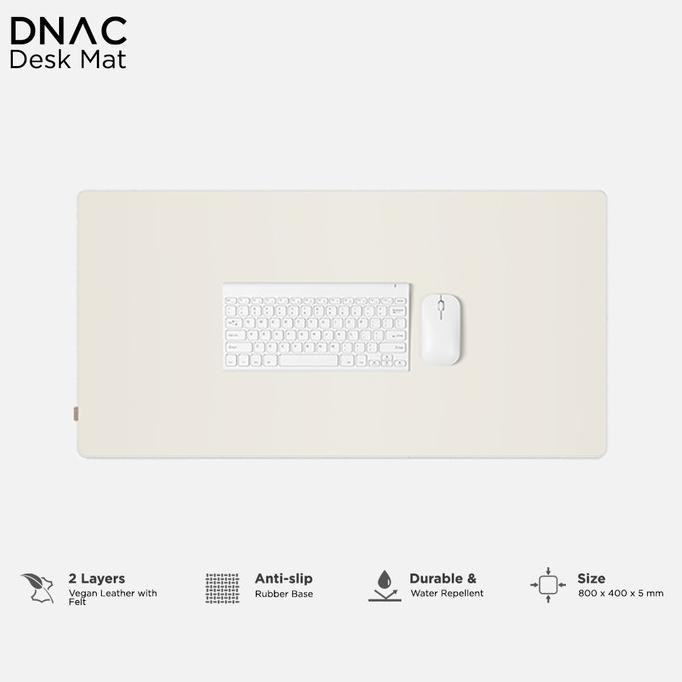 Desk mat DNAC - Minimalistic Desk mat Mousepad Leather from DNAC Gray