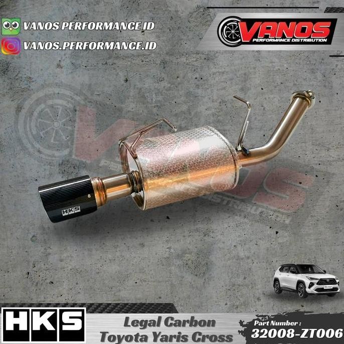 HKS Legal Carbon Tip - Toyota Yaris Cross - Knalpot
