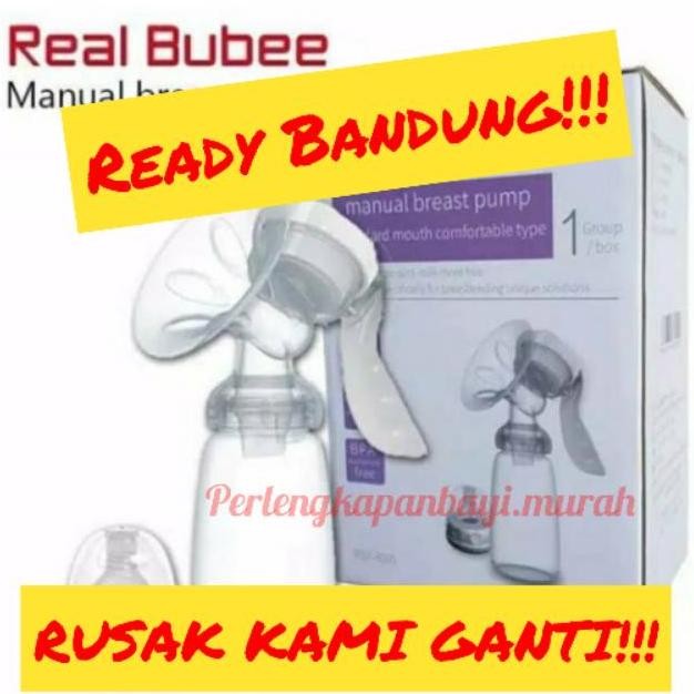 Real Bubee Pompa Asi Manual Berkualitas BPA Free Manual Breast Pump Pompa Asi Real Bubee Pompa Ibu P