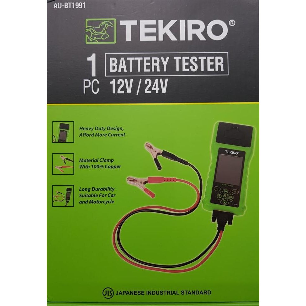 Tekiro Battery Tester PC 12V / 24V
