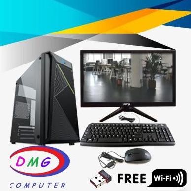 PC Lengkap core i5 RAM 8GB HDD-SSD LED 19 INCH HDMI
