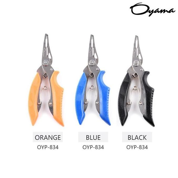 Tersedia Oyama MULTI PLIER OYP-834A & OYP 834 Tang Pancing Gunting Senar PE Split RIng