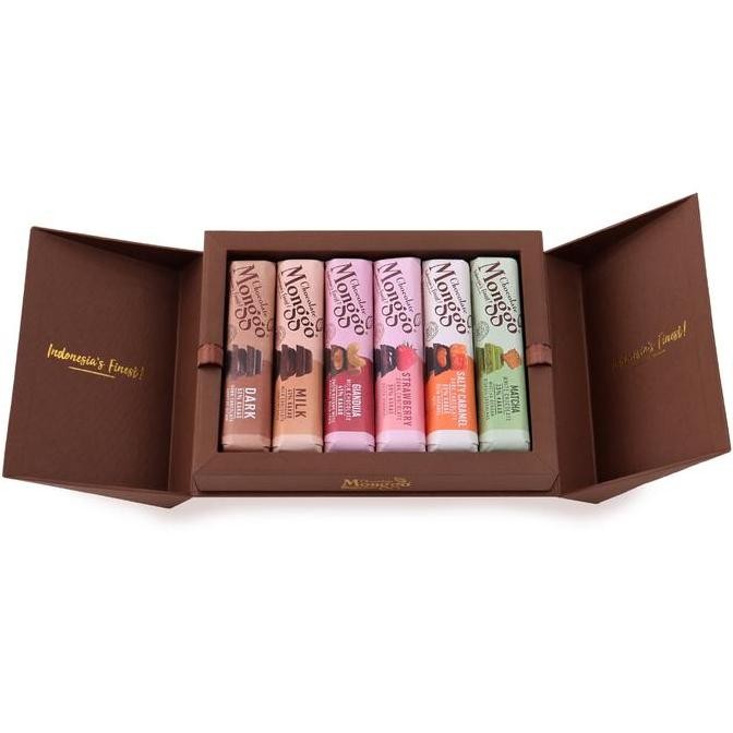 

Valentine Chocolate Gift Box 6X40Gr Bars L Cokelat Monggo