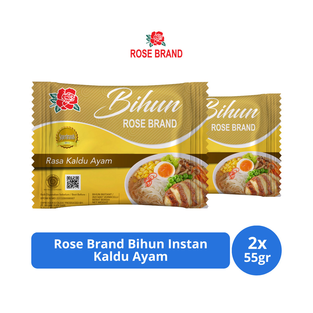 

Rose Brand Bihun Instan Kaldu Ayam 55gr x 2 pcs