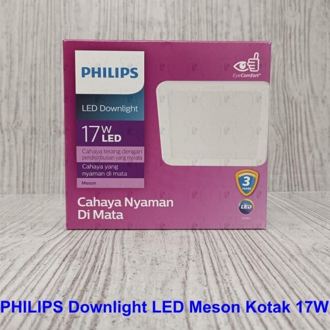 Tersedia Lampu Philips Meson Downlight Plafon LED 59467 150 17W Inbow Kotak
