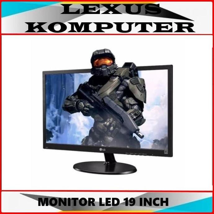 Monitor Komputer PC LG 19" inch 19M38A 19M38