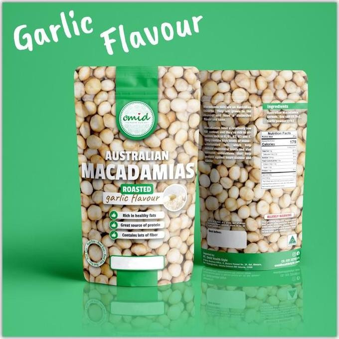

Roasted Macadamia Garlic Flavour (Macadamia Rasa Bawang) 250Gr