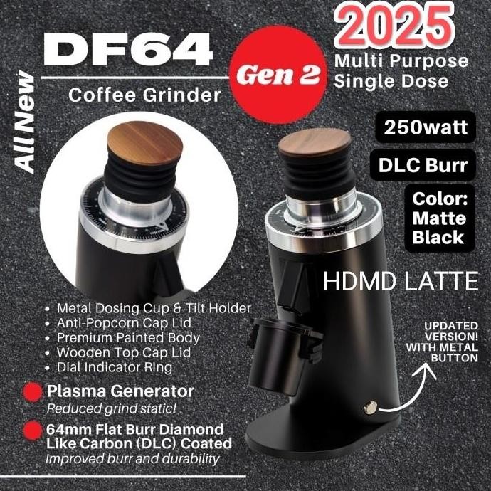 Espresso Coffee Grinder Df64 Titanium Burr Italian - Garansi 1 Tahun