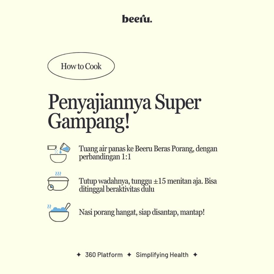 

ready BEERU BERAS PORANG OLAHAN TEPUNG PORANG BERBENTUK BUTIRAN (BERAS KONJAC) | Nasi praktis, Beras Porang Konjac Shirataki murah