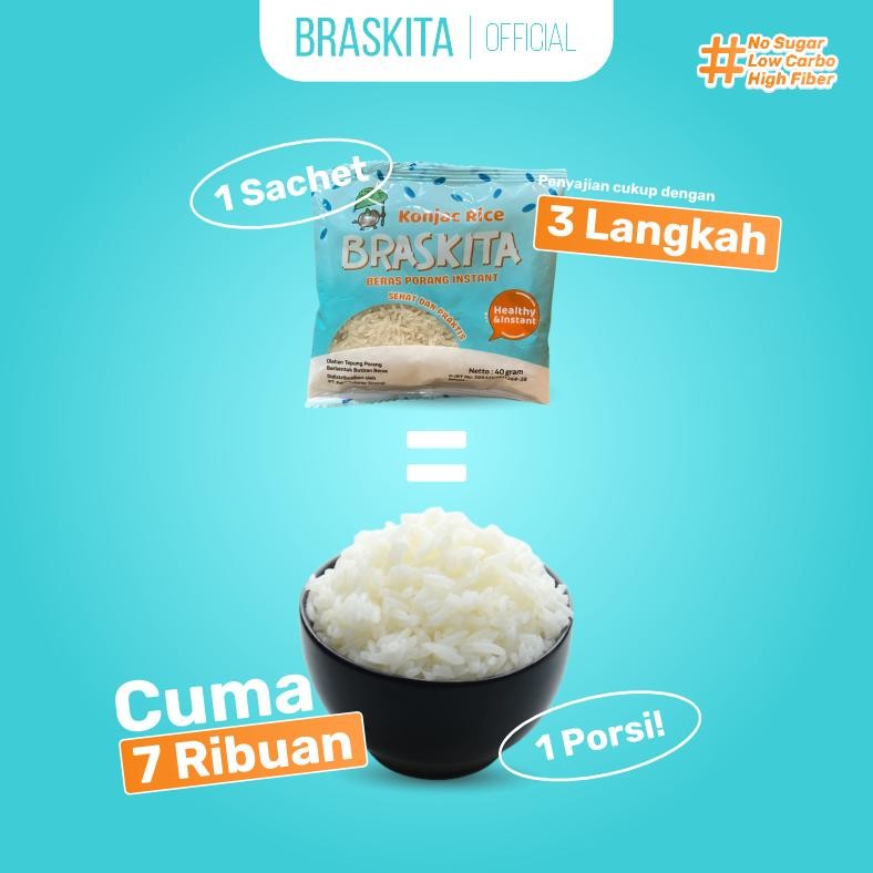 

ready [BUY 2 GET 1] Braskita Beras Porang 2 Sachet 40GR GET 1 FREE murah