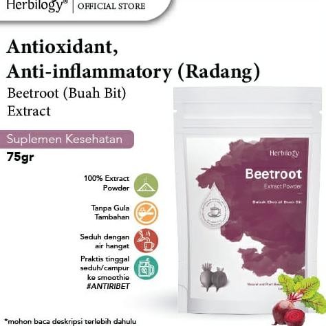 

ready Herbilogy beet root / beetroot extract powder Drink - minuman bubuk ekstrak buah bit murah