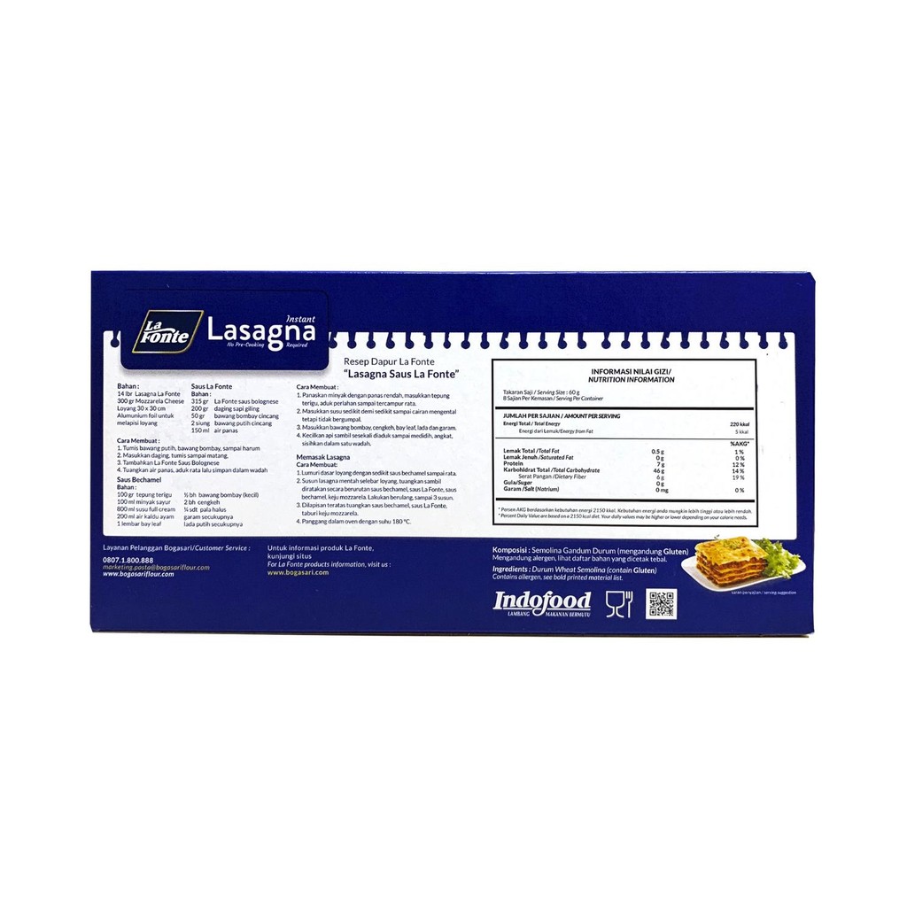 

ready La Fonte Lasagna 450gr murah