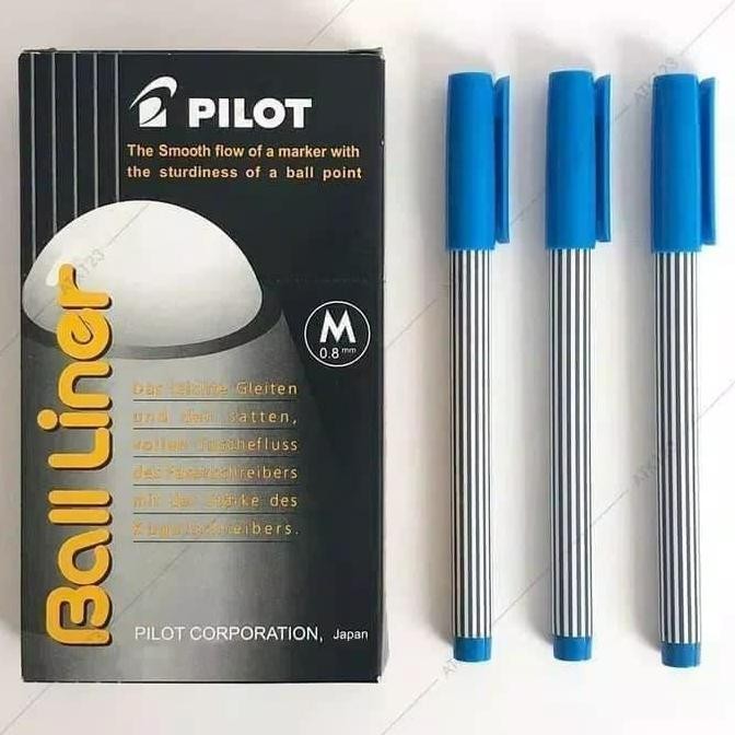 

Pulpen Pilot Balliner/Ballpoint 0.8Mm(Biru,Hitam,Merah,Hijau)