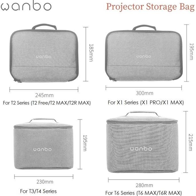 WANBO Projector Storage Bag - Tas Penyimpanan untuk proyektor WANBO