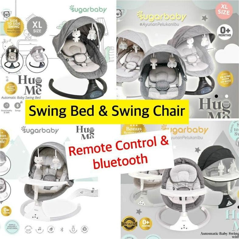 Sugarbaby HUG ME FREE BUBBLE WARP Automatic Baby Swing Bed/ayunan bayi/ayunan otomatis/kasur bayi SW