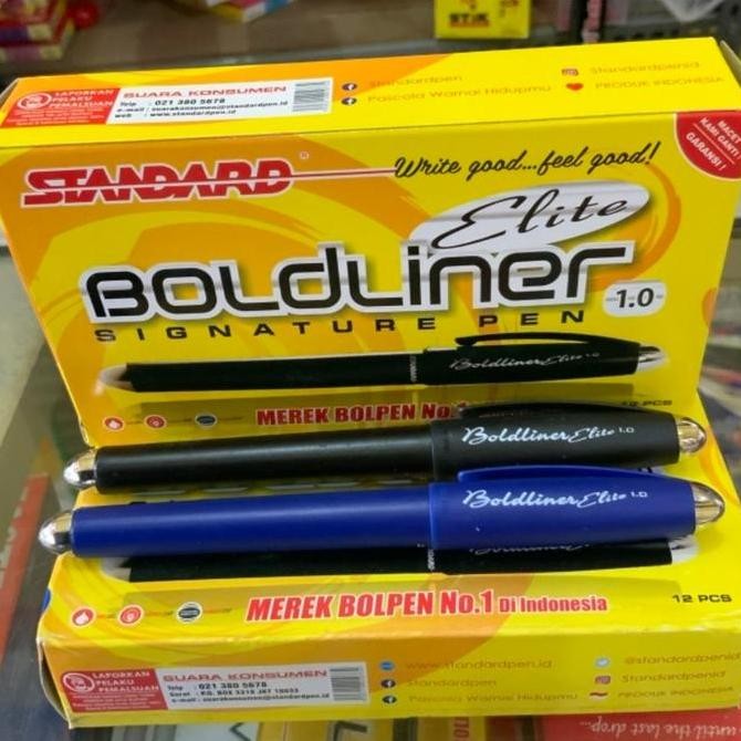 

Pulpen Balliner Elite 1.0 Signature Standard Pen Boldliner Elite 1.0