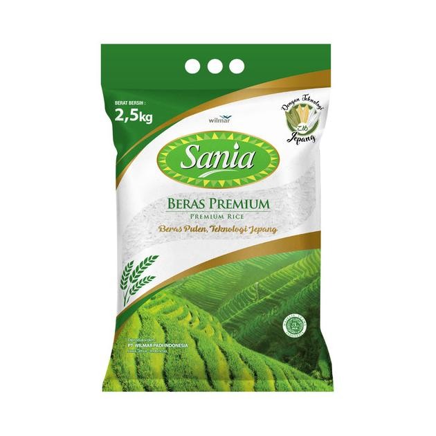 

ready Sania Beras Premium 2,5kg murah