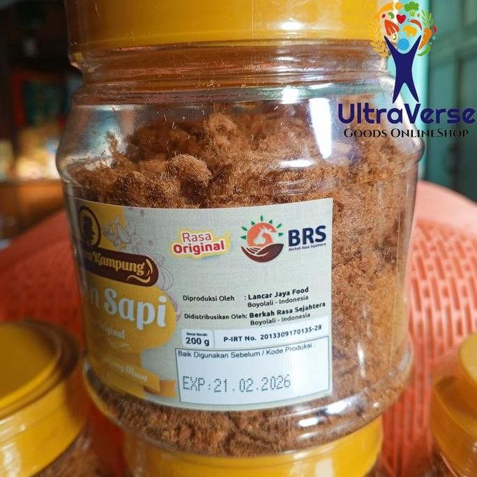 

Murah Abon Sapi Cap Ayam Kampung Toples 200 Gr Halal