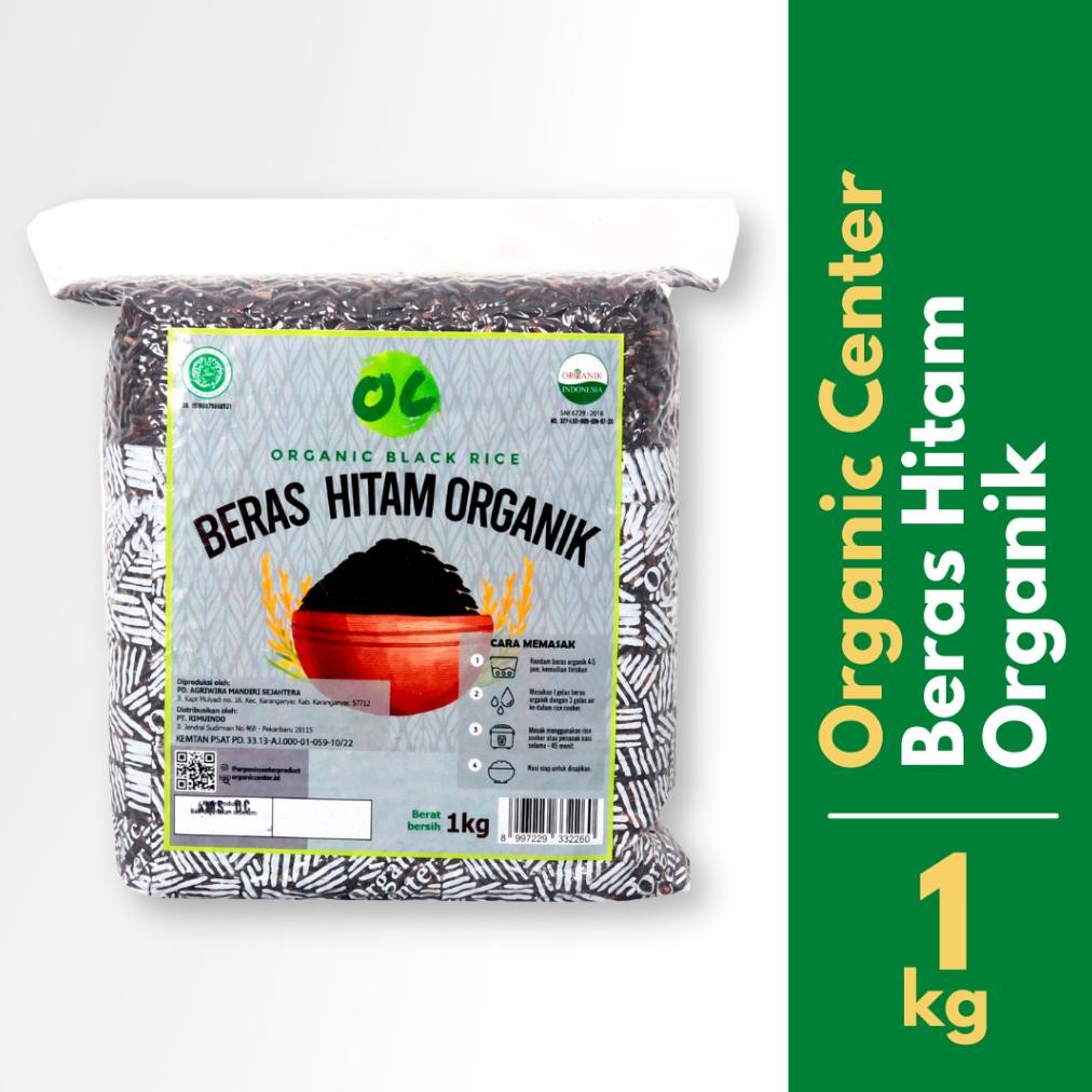 

ready Organic Center - Beras Hitam Organik 1kg murah