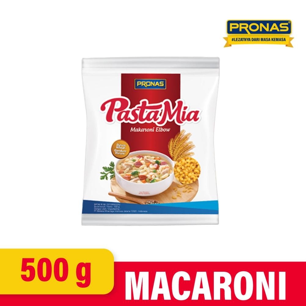 

ready Pronas Pastamia Macaroni Elbow 500 gr murah