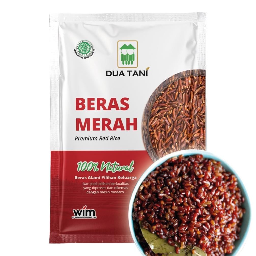 

ready Beras Merah Dua Tani 1kg -HALAL Cocok Untuk Diet dan Kualitas terjamin murah