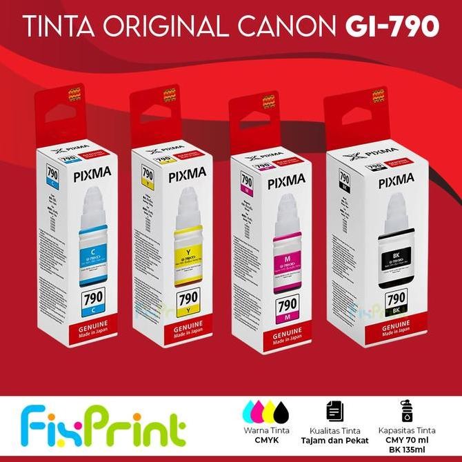 

1 Set Tinta Gi790 790 Refill Canon G1010 G2010 G3010 G4010 G1000 G2010