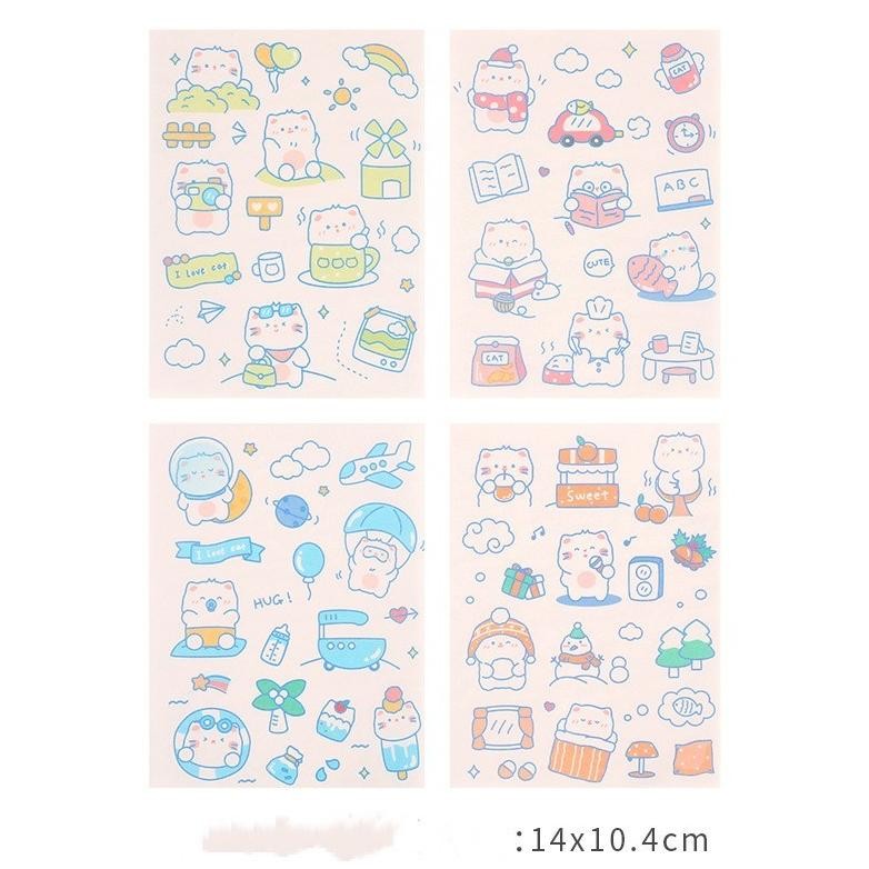 

Promo 1 Pcs Diy Stiker Buku Harian Stiker / Stiker Kartun Lucu