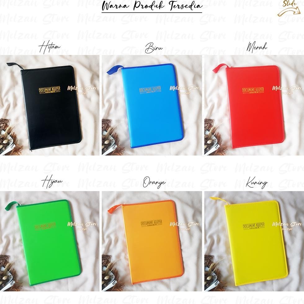 

Map Dokumen Anti Air Resleting Isi 40 Lembar / Map Ijazah / Map Resleting / Map Organizer