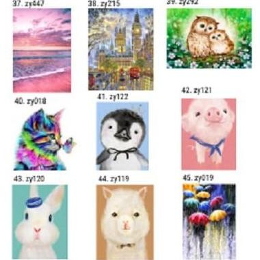 

ready 31-53 DIY KIT Paint by number ukuran 30x40cm