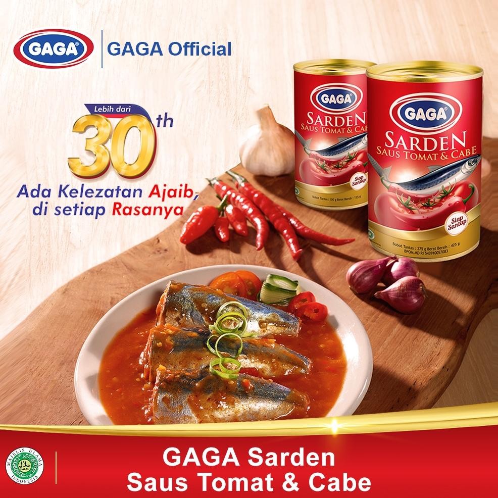 

ready Beli 2 pcs GAGA Sarden Tomat Chili 425g GRATIS 1 pcs Gaga sarden Tomat Chili 155g. (GG30) murah