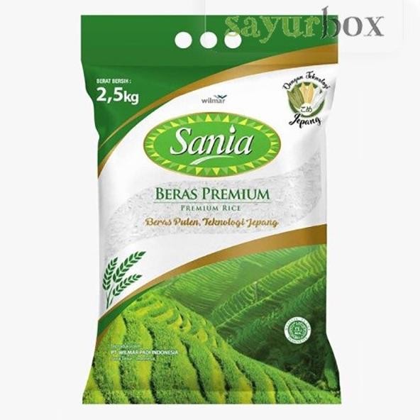 

ready Sania Premium Beras 2,5 kg Sayurbox murah