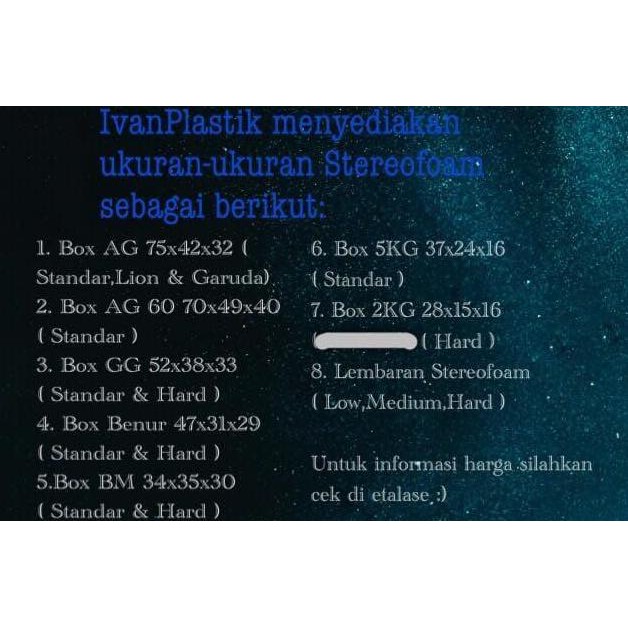

baru Stereofoam Box 47 cm HARD / Styrofoam Box 47 Benur Kualitas Hard