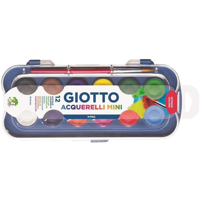 

ready Giotto Mini Watercolor 23 mm (12 & 24 Colours)
