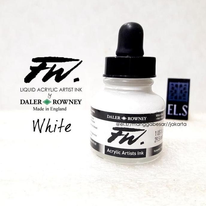 

ready Daler Rowney FW ink White ( Cat Akrilik )