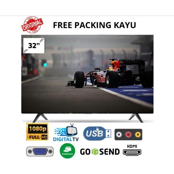 new  [Packing Kayu] TV Digital 32 inch Weyon Animax TV Garansi Resmi CCTV Monitor