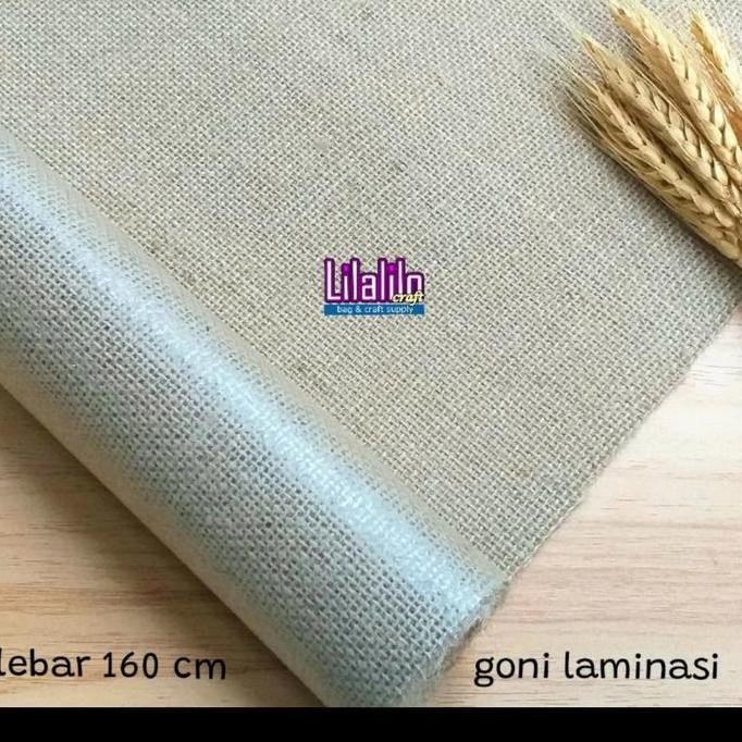 GONI LAMINASI / JUTE LAMINASI / GONI WATERPROOF / JUTE WATERPROOF murah