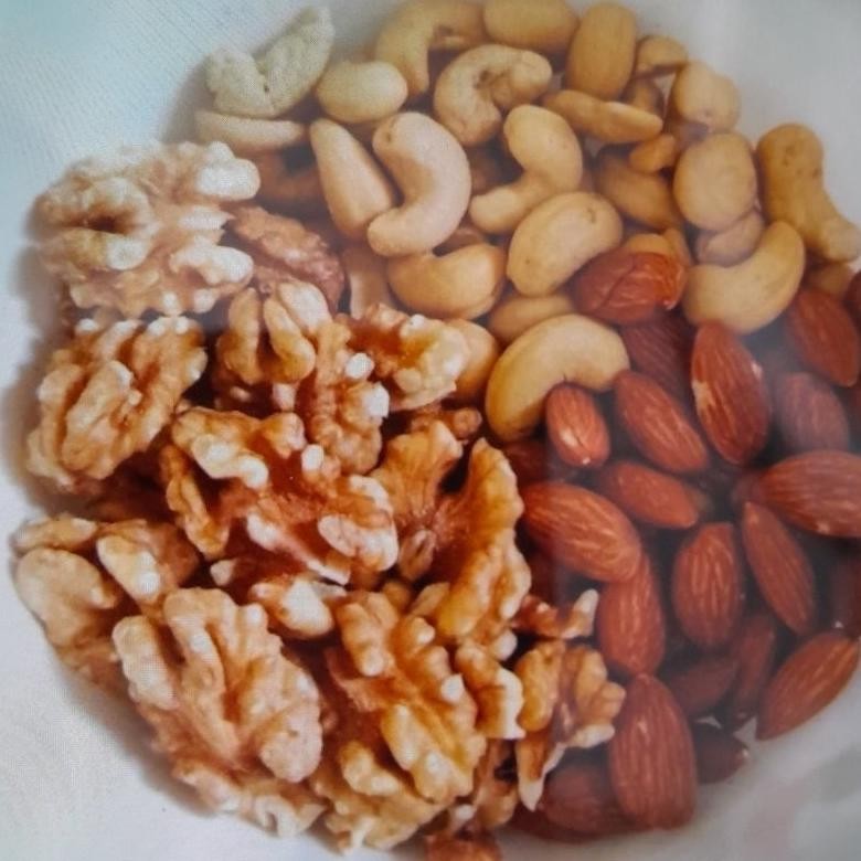 

ready Mix Walnut,Mede,Almond 500 gram murah