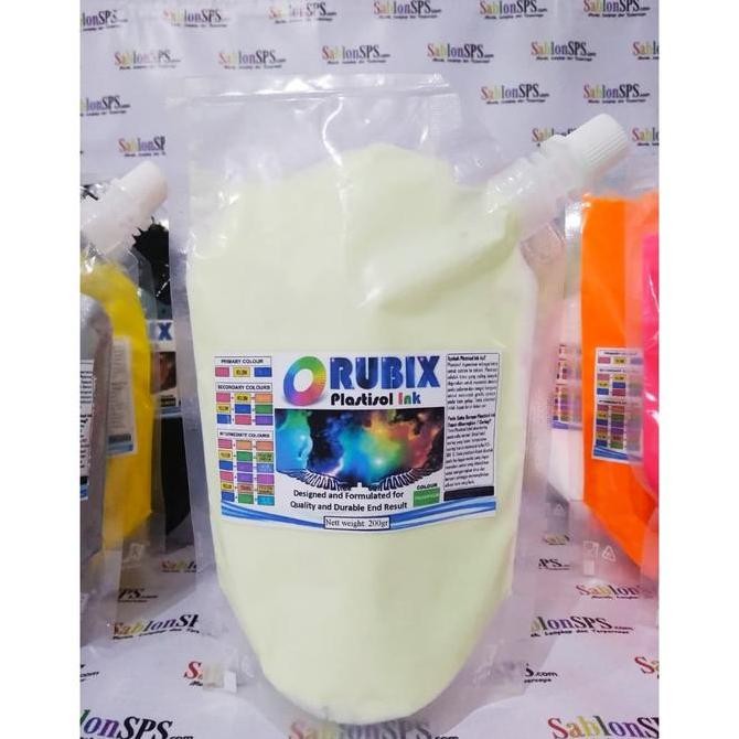 

ready Tinta Sablon Plastisol Glow In The Dark 200gr