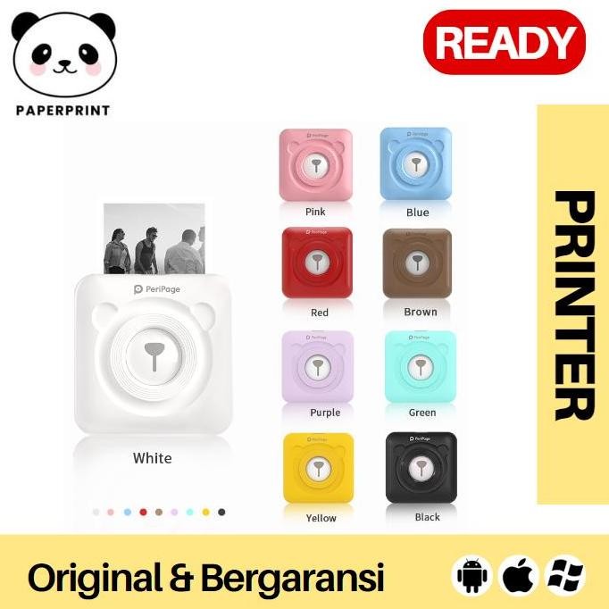 PERIPAGE A6 203 304 dpi 57x30 mini printer bluetooth dupe paperang