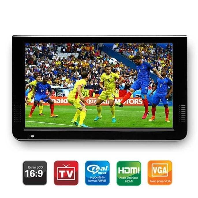 new  TV Portable Mini Led Monitor Televisi Kecil Portabel Digital Analog HD